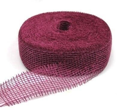 Jute band Seringen 5 cm rol 40 meter, Hobby en Vrije tijd, Knutselen, Nieuw, Ophalen of Verzenden