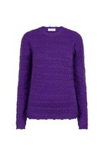 -21% Lofty Manner  Lofty Manner pk08.1 sweater marla 750 pur, Kleding | Dames, Truien en Vesten, Verzenden, Nieuw, Paars