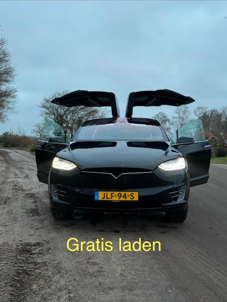 Model X free supercharge zolang de auto leeft | Marge, Auto's, Tesla, Te koop, SUV of Terreinwagen, Zwart, Zwart, Leder, Model X