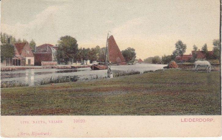 LEIDERDORP - Dorpsgezicht, Verzamelen, Ansichtkaarten | Nederland, Verzenden