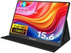 Elcostar Portable Monitor 15.6 Inch - Full HD - IPS, Verzenden, Nieuw, Elcostar