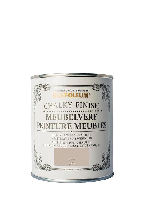 Rust oleum chalky finish meubelverf 750 ml, jute, blik, Doe-het-zelf en Verbouw, Verf, Beits en Lak, Nieuw, Verzenden