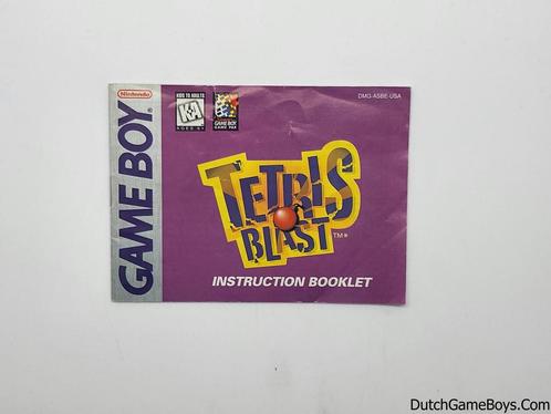 Gameboy Classic - Tetris Blast - USA - Manual, Spelcomputers en Games, Games | Nintendo Game Boy, Gebruikt, Verzenden