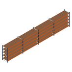 Aanbieding: Voordeelrij grootvakstelling Kimer 1750x9250x800, Zakelijke goederen, Kantoor en Winkelinrichting | Magazijn, Stelling en Opslag