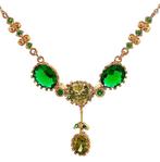 Zonder Minimumprijs - Halsketting - 9 kt. Geel goud, Zilver, Sieraden, Tassen en Uiterlijk, Kettingen, Nieuw