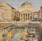 Italiaanse school (XX) - Il Porto, Antiek en Kunst, Kunst | Schilderijen | Klassiek