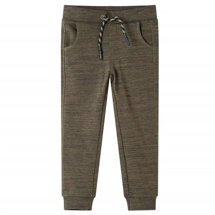 vidaXL Kinderjoggingbroek 140 gemêleerd donker kaki, Kinderen en Baby's, Kinderkleding | Overige, Nieuw, Verzenden