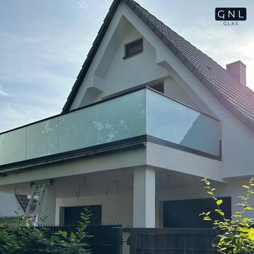 Glas Railing volledig glazen balustrade voor balkon beschikbaar voor biedingen