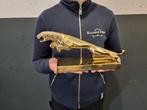 XL Goud -Jaguar Auto- Logo Beeld - Metaal, Antiek en Kunst