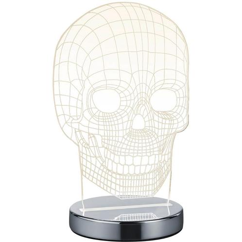 LED Tafellamp - Trion Skelly - 7W - Aanpasbare Kleur - Rond, Huis en Inrichting, Lampen | Tafellampen, Nieuw, Metaal, Ophalen of Verzenden