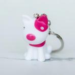 Sleutelhanger Hond Pitty roze, Ophalen of Verzenden, Nieuw