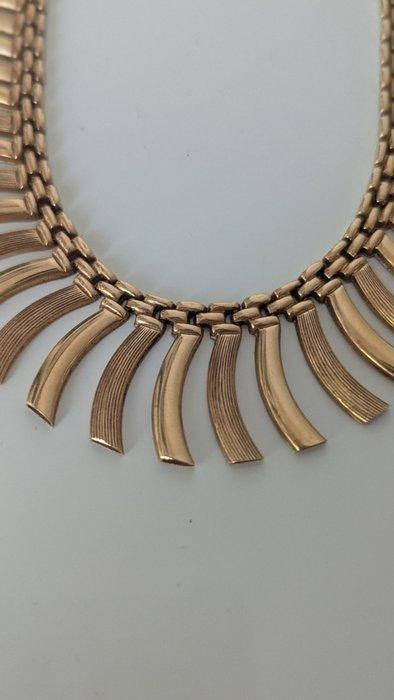 Choker halsketting - 18 karaat Geel goud, Sieraden, Tassen en Uiterlijk, Antieke sieraden