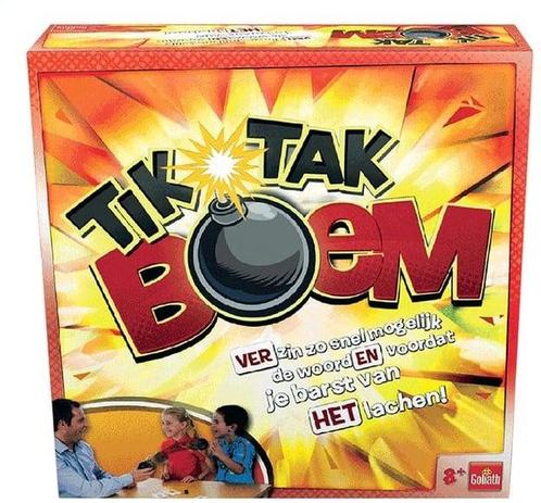 Tik Tak Boem | Goliath - Gezelschapsspellen, Hobby en Vrije tijd, Gezelschapsspellen | Bordspellen, Nieuw, Verzenden