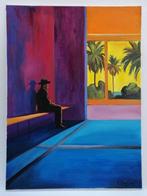 Yuri Denissov - Méditation. Œuvre originale, fait à la main., Antiek en Kunst