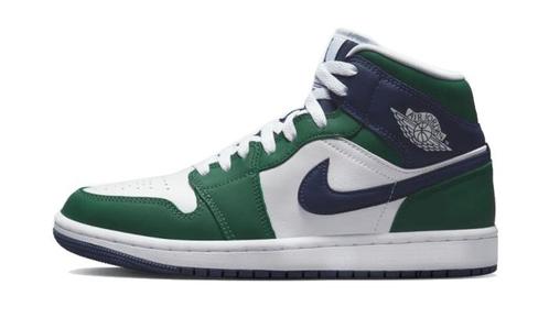 Air Jordan 1 Mid Seahawks - maat 43 (Sneakers, Schoenen), Kleding | Dames, Schoenen, Sneakers of Gympen, Nieuw, Verzenden