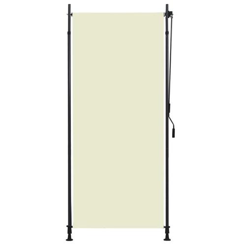 vidaXL Rolgordijn voor buiten 100x270 cm crème, Tuin en Terras, Zonneschermen, Nieuw, Verzenden