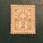 Zwitserland 1882 - 2 Cent wapenschild goede centrering -, Postzegels en Munten, Gestempeld
