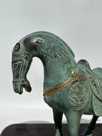 Groot Formaat Tang-Stijl paard - Brons - China - Eind 20e