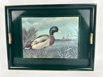 Large Decorative Tray With Duck — Atelier Sieck, Germany -, Antiek en Kunst