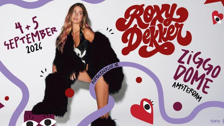 Roxy Dekker - 5 september 2026, Tickets en Kaartjes, Concerten | Pop