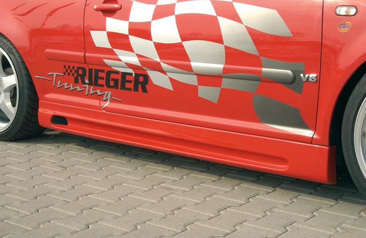 Rieger side skirt | Bora (1J)    Golf 4: 10.97-03 - 3-drs.,, Auto-onderdelen, Carrosserie en Plaatwerk, Nieuw, Volkswagen, Verzenden