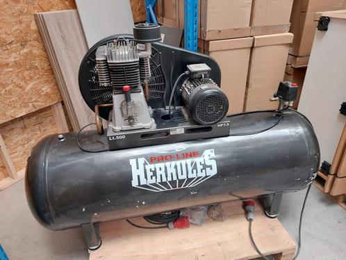 Compressor Herkules Pro-Line N60/500 FT7,5 V400 (500 liter), Doe-het-zelf en Verbouw, Compressors, Gebruikt, 10 bar of meer, 100 liter of meer