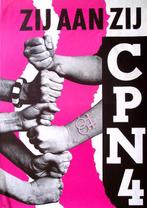 ZIJ AAN ZIJ CPJN LIJST 4 op vintage poster (lijst optie), Verzamelen, Posters, Verzenden, Nieuw, Overige onderwerpen, Met lijst