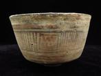 Indus Vallei Terracotta Versierde kom - 11 cm (Zonder, Antiek en Kunst