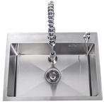 Spoelbak + keukenkraan | Gootsteen | 59x44cm | RVS | Zilver, Huis en Inrichting, Keuken | Keukenelementen, Verzenden, Nieuw