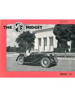 1949 MG MIDGET TC BROCHURE ENGELS, Nieuw, Author