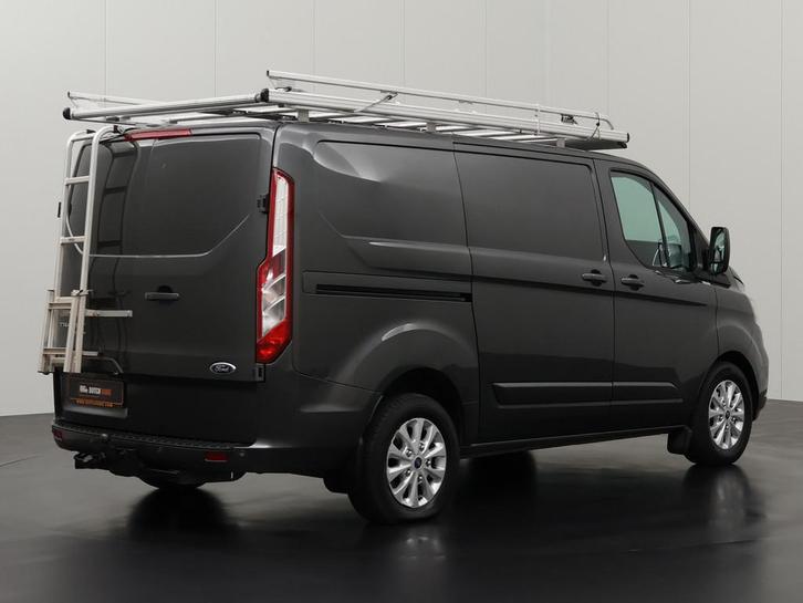 Ford Transit Custom Bestelbus L1 H1 2023 Diesel Automaat, Auto's, Ford, Dealer onderhouden, Te koop, Zwart, Automaat, Financial lease