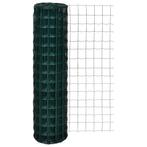 vidaXL Euro hek 10x1,5 m staal groen, Verzenden, Nieuw, IJzer, 1 tot 2 meter