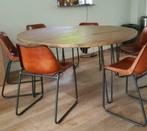 robuustetafels op maat robuuste eiken oud wagonplanken tafel, 200 cm of meer, 50 tot 100 cm, Nieuw, Rechthoekig