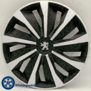 Originele Peugeot Wieldoppen Peugeot met merklogo beschikbaar voor biedingen
