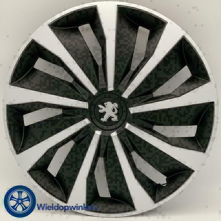 Originele Peugeot Wieldoppen Peugeot met merklogo, Auto diversen, Wieldoppen, Nieuw, Verzenden