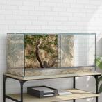 vidaXL Terrarium met opslag Doorzichtig 80 x 40 x 40 cm Glas, Verzenden, Nieuw