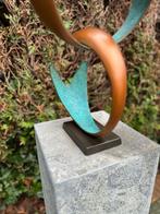 Bronzen Modern Sculptuur - Tuinbeeld - 56x13x13 cm - 2.4 KG, Nieuw, Verzenden