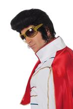 Zwarte Pruik Elvis, Hobby en Vrije tijd, Feestartikelen, Verzenden, Nieuw