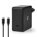 USB C snellader met oplaadkabel | Nedis | 1 poort, Verzenden, Nieuw