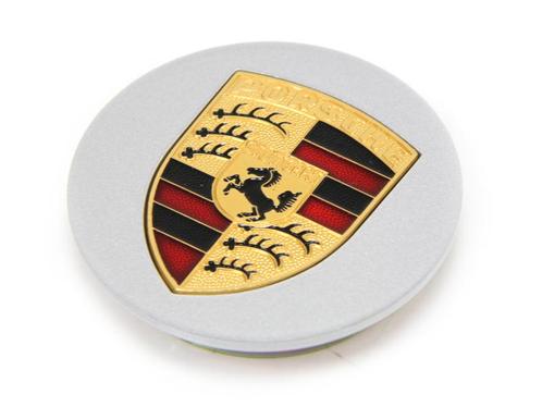 92836103206TPP Porsche Wieldop met gekleurde Crest. 924, Auto-onderdelen, Banden en Velgen, Verzenden