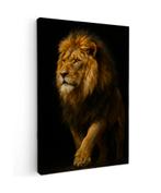 Canvas Alpha leeuw, Ophalen of Verzenden