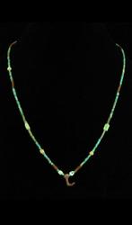 Oud-Egyptisch Turquoise Ketting met hanger - Necklace made