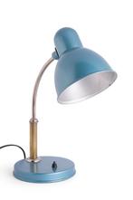 20% SaIe Industriele Bureau Lamp, Vintage Burolamp, Gebruikt, Ophalen of Verzenden, Metaal, Vintage design