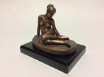 sculptuur, Naakte vrouw - 15 cm - Brons