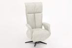 Relaxfauteuil Uitgeest - relaxfauteuils - Wit, Nieuw, Wit, Stof