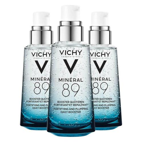 3x Vichy Mineral 89 Booster 50 ml, Sieraden, Tassen en Uiterlijk, Uiterlijk | Gezichtsverzorging, Nieuw, Verzenden