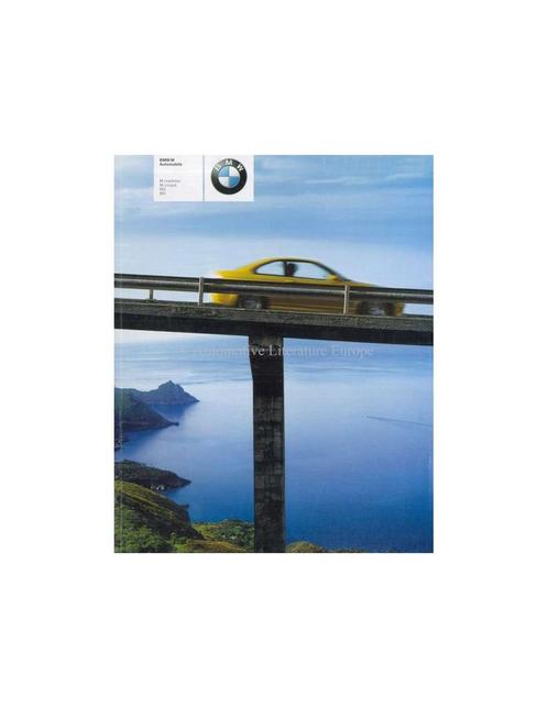 2000 BMW M BROCHURE DUITS, Boeken, Auto's | Folders en Tijdschriften, BMW