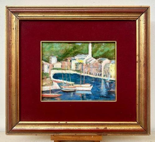Narciso Cassino (1914-2003) - Portofino, Antiek en Kunst, Kunst | Schilderijen | Klassiek