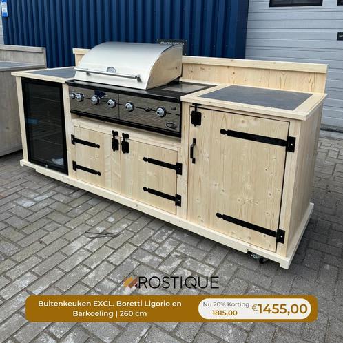 Buitenkeukens Steigerhout + Douglashout! Nu met 20% korting!, Tuin en Terras, Buitenkeukens, Gas, Nieuw, Inbouw, Ophalen of Verzenden