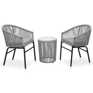 Bistroset Tuinset Grijs - Tweedekansje - Comfortabel buit... beschikbaar voor biedingen